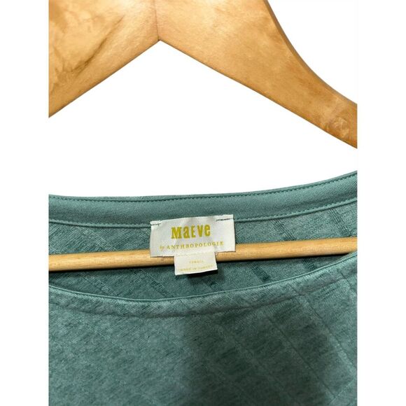 Anthropologie Maeve Women's Devine Tunic Top Long Sleeve Size XS Mint Green - Picture 6 of 11